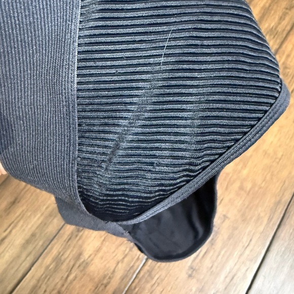 Frankie's Bikinis Black Ribbed Bikini Set Connor Top L Sara Bottom XL - Picture 7 of 7